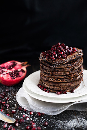 Pancakes au chocolat